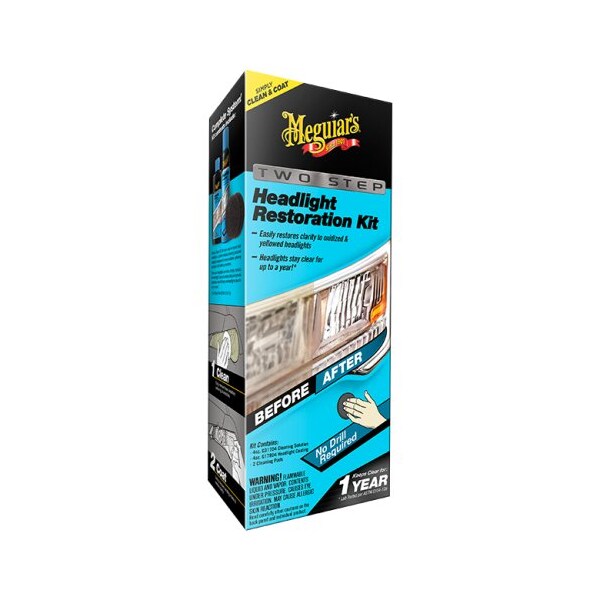 Meguiars Wax With Two Abrasive Cleaning Pads/ 4 Ounce Cleaning Solution